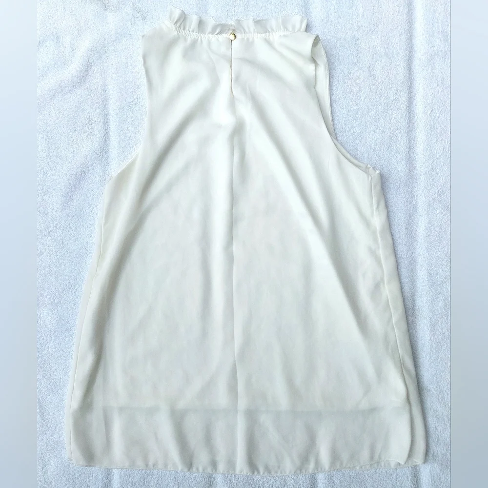 White Ruffle Blouse - Picture 2 of 5
